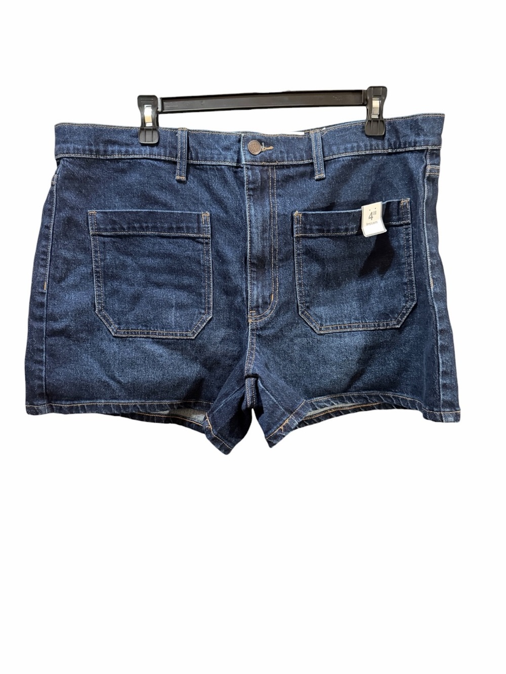Time and Tru Dark Blue Denim Jean Shorts - Picture 2 of 7